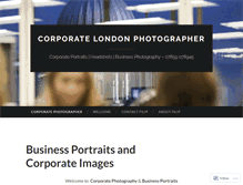 Tablet Screenshot of corporatelondonphotographer.com